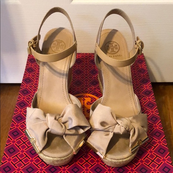 Tory Burch Penny Wedge size 7 - Picture 3 of 8